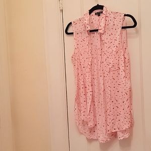 Blouse with right pocket